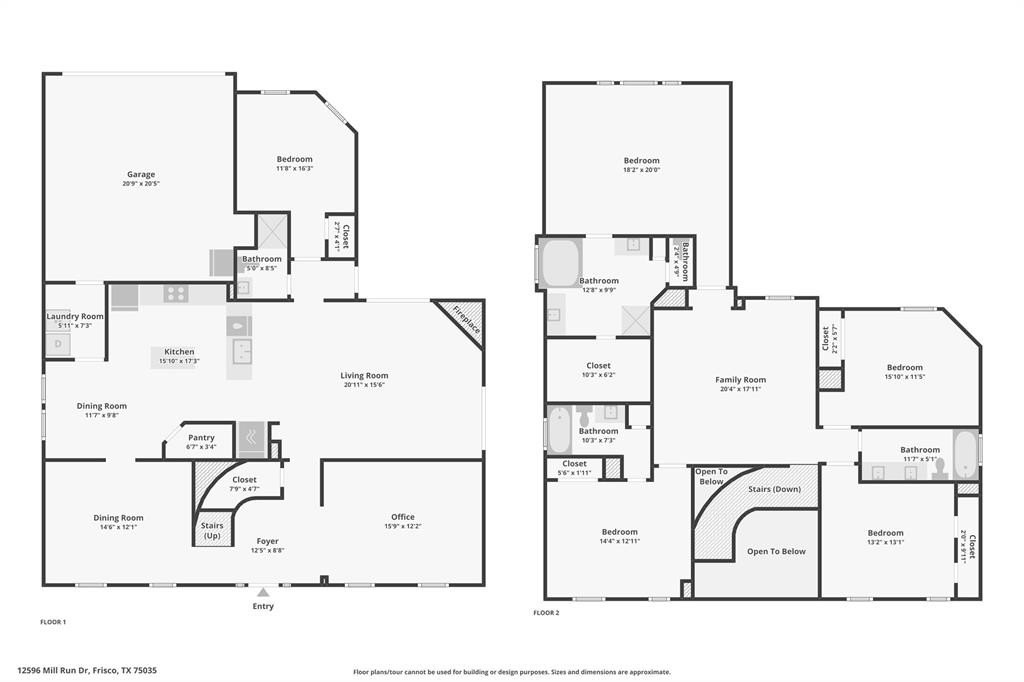 Single Family 5BR 4BA - 12596 Mill Run Drive, Frisco, TX