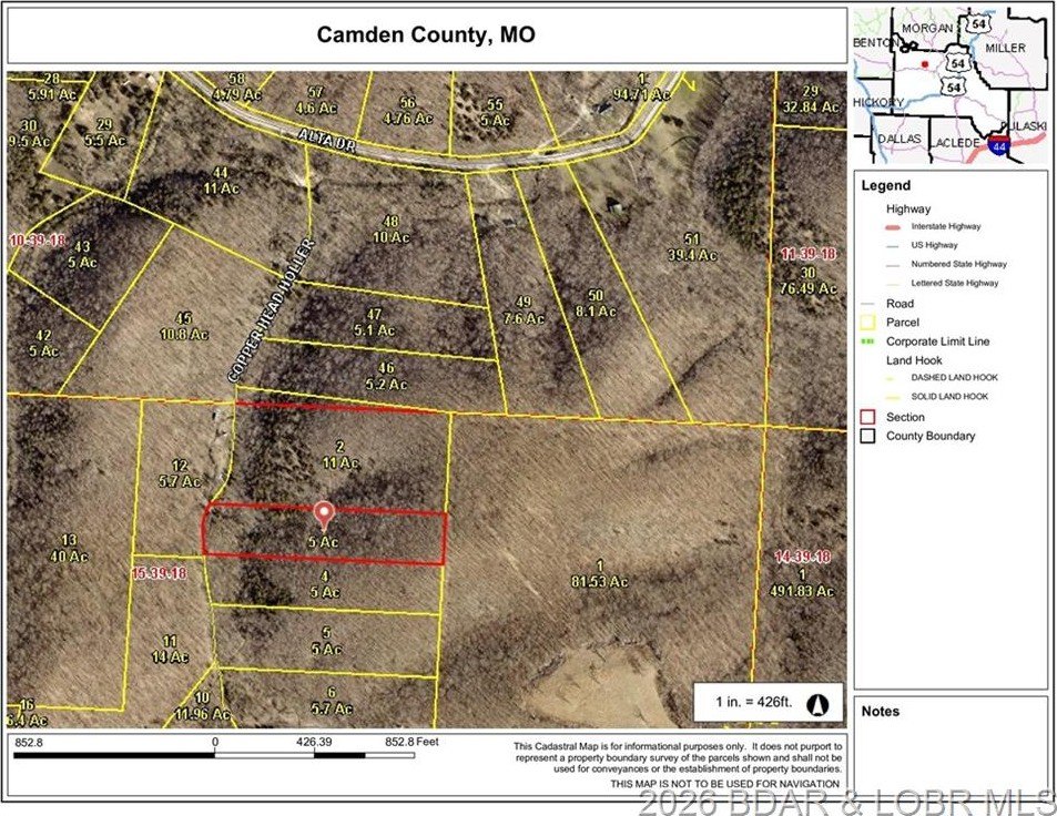 Other - 5.00 Copper Head Holler, Roach, MO